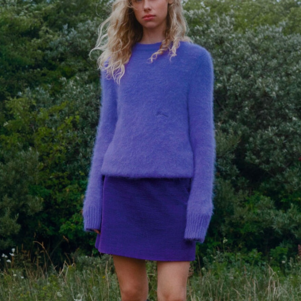Ganni Brushed Alpaca Sweater